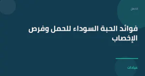 صورة توضيحية لمقال فوائد الحبة السوداء للحمل وفرص الإخصاب ضمن قسم الحمل